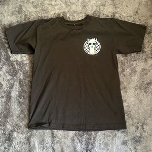 The Dolly Llama Waffle Master Graphic Tee Black Large - Ice Cream Merch